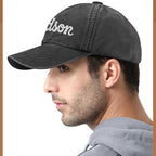 Custom Name Toddler Baseball Cap, Personalized Boys Girls Cotton Embroidered Hat - Image 3