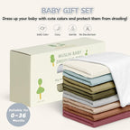 Susurration Muslin Baby Bibs 8 Pack Bandana Drool Bibs, Soft Square Adjustable - Image 7
