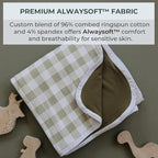 Pobibaby Premium Baby Blanket, Soft Stretchy Quilt - Image 2