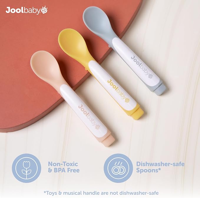 Jool Baby Musical Baby Spoons, 3 Spoons + Train - Image 5