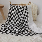 Checkered Baby Blankets for Boys, Comfy Durable Blanket - Image 2