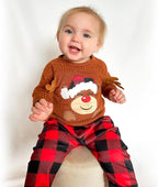 HINTINA Infant Baby Girl Knit Pullover Long Sleeve Sweater Outfits Fall Winter - Image 3