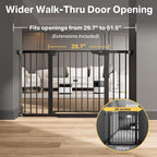 Cumbor 29.7"–51.5" Extra Wide Baby Gate - Image 2