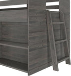 Max & Lily Modern Farmhouse Twin Low Loft Bed - Image 5