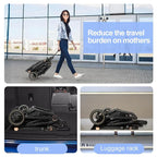 Baby Stroller, 3 in 1 Folding High Landscape Infant Strollers Convertible - Image 6