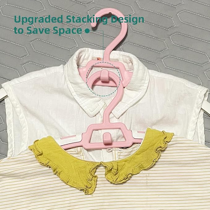 24 Pack Adjustable Baby Clothes Hangers - Image 4