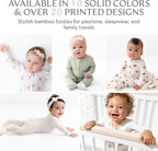 Bamboo Little Soft Baby Footie Pajamas, Baby Clothes, Newborn Sleepers - Image 5