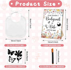 Newwiee 55 Pcs White Bibs for Baby Decorating Design a Bib Decorate Plain - Image 2