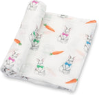 LollyBanks Swaddle Blanket, 100% Cotton Muslin Swaddle Blankets, Neutral by LollyBanks