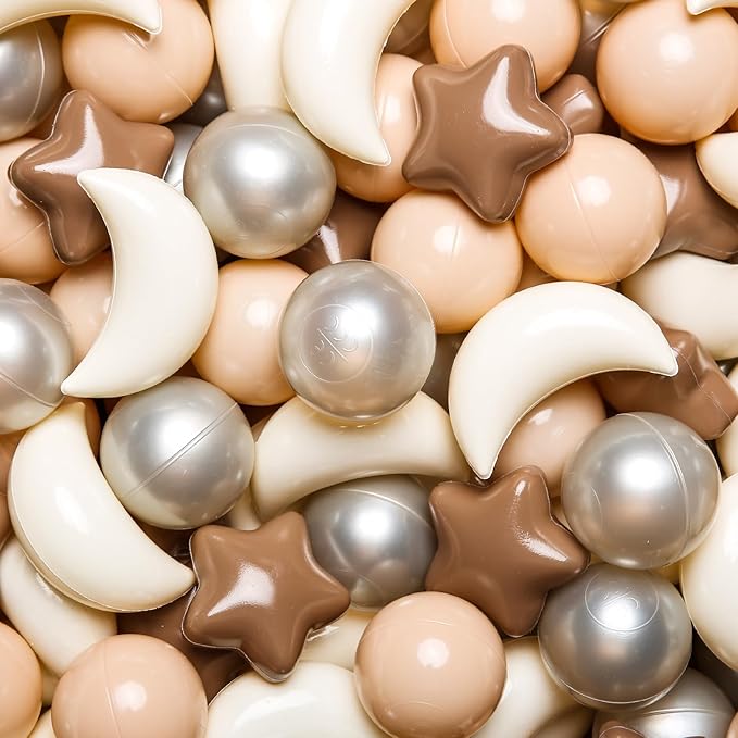 GOGOSO Ball Pit Balls Stars Moon Shapes Plastic Pitballs by GOGOSO