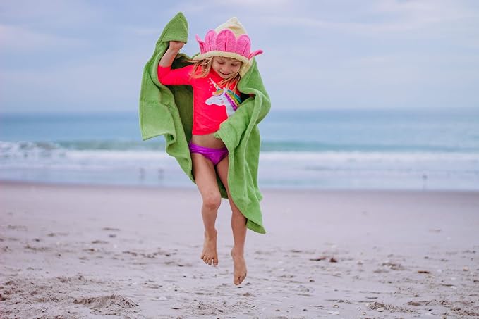 Hooded Baby Towel for Kids 2-8 | Large 100% Cotton Baby Towel for Girls | Cute - Image 4
