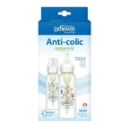 Dr. Brown's Natural Flow Anti-Colic Options+ Narrow Baby Bottle, Pig & Frog - Image 7