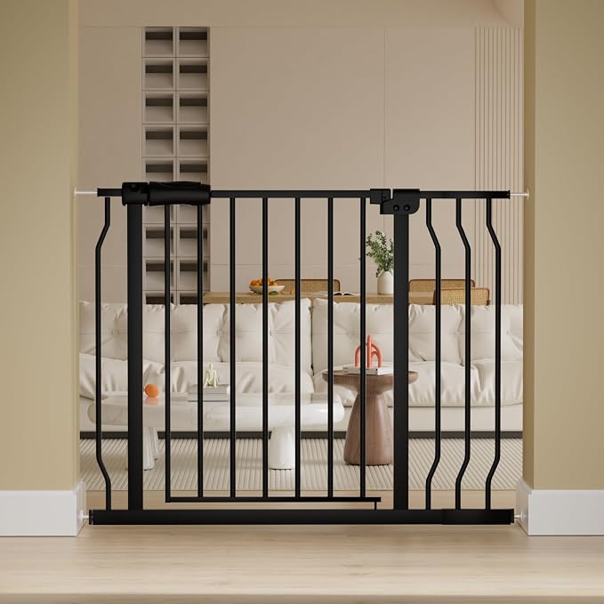 Extra Wide Baby Gate Extra Wide Extra Tall Dog Gates by HOOOEN