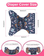 babygoal Cloth Diaper Covers 6 Pack - Image 3