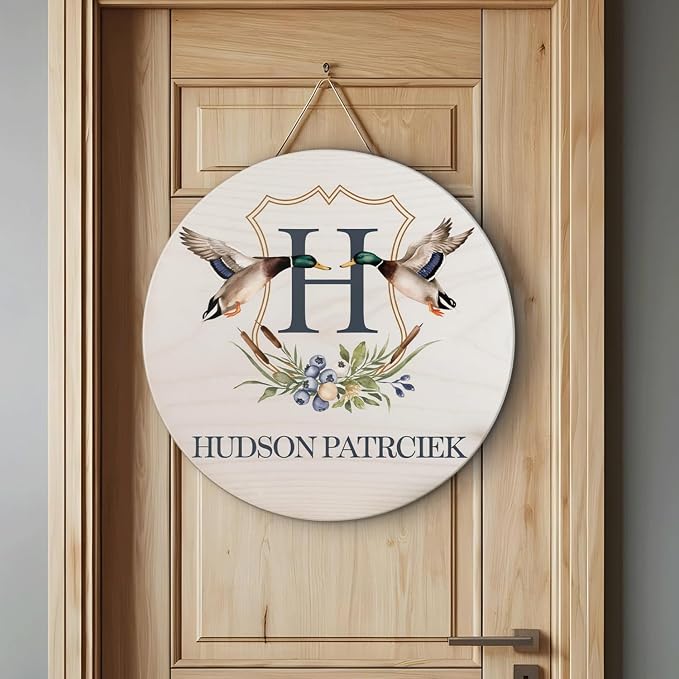 Personalized Mallard Duck Nursery Name Sign, Twin Ducks Signs - Image 4