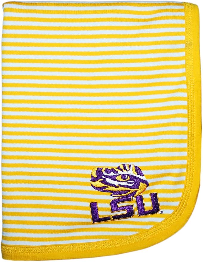 Creative Knitwear LSU Tigers Baby Blanket by CollegeBaby