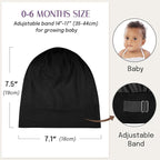 OLESILK Silk Baby Bonnet for 0-6 Months - Image 5