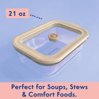 Ziruma Non-Toxic 2.6 Cup Glass Food Storage Containers - Image 6