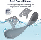 NiHome Silicone Water Bottle Drying Racks Set of 3 - Image 6