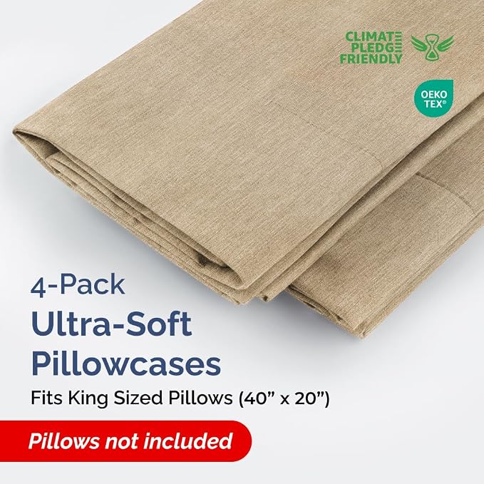 King Pillow Cases Set of 4 - Image 2