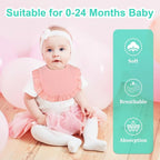 Accmor Muslin Baby Drool Bibs 6 Pack Baby Bandana Drool Bibs Soft Cotton Baby - Image 5