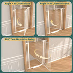 40.55" Tall 1.37" Ultra Narrow Spacing Dogs Pets Baby Gate - Image 9