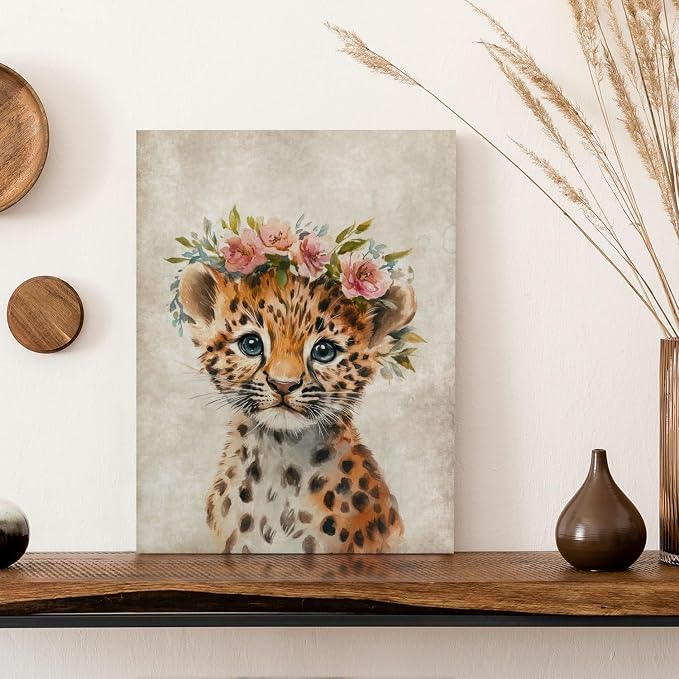 Nursery Wall Decor Lovely Baby Leopard - Image 2