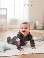 Fommy Newborn Baby Boy Clothes Plaid Letter Print Long Sleeve Hoodies + Long - Image 4