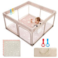 Baby Playpen with Mat, 50x50 in Small Play Pen by KidsBrain-BoostingPlayspace