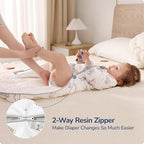 Baby Sleep Sack 18-24 Months, Cotton Detachable Long Sleeve Sleep Sack - Image 4