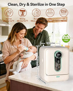 ICUIRE Baby Bottle Washer and Sterilizer and Dryer, 131-167°F High Temperature - Image 3