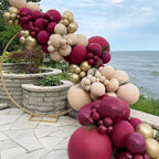 90pack Burgundy Balloons Different Size 18/12/10/5 Inch Maroon Balloon Garland - Image 4