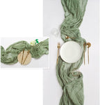 FEXIA 12 Pack Sage Green Table Runner 35x120 Inches - Image 7