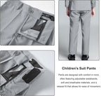 Boys Suit for Kids Teens Formal 5 Piece Tuxedo Suit Set - Image 5