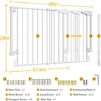 Cumbor Expandable 31.6-48" Baby Gate - Image 9