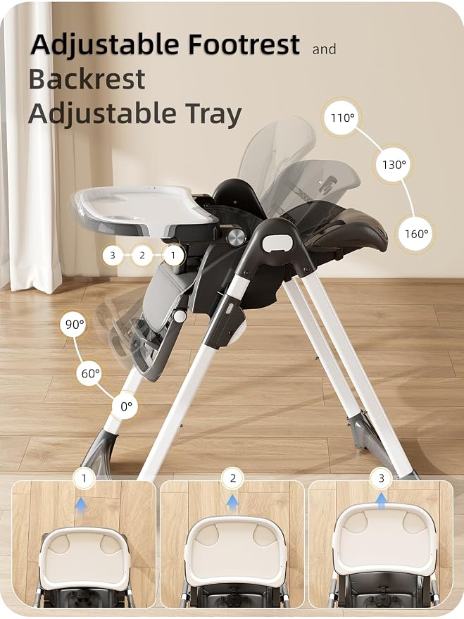 High Chair, Foldable High Chairs - Image 2