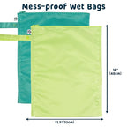 Tiny Twinkle Wet Dry Bag – 2 Pack Reusable Waterproof & Mess Proof Wet Bags - Image 4