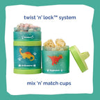 Whiskware Dinosaur Stackable Snack Containers - Image 3