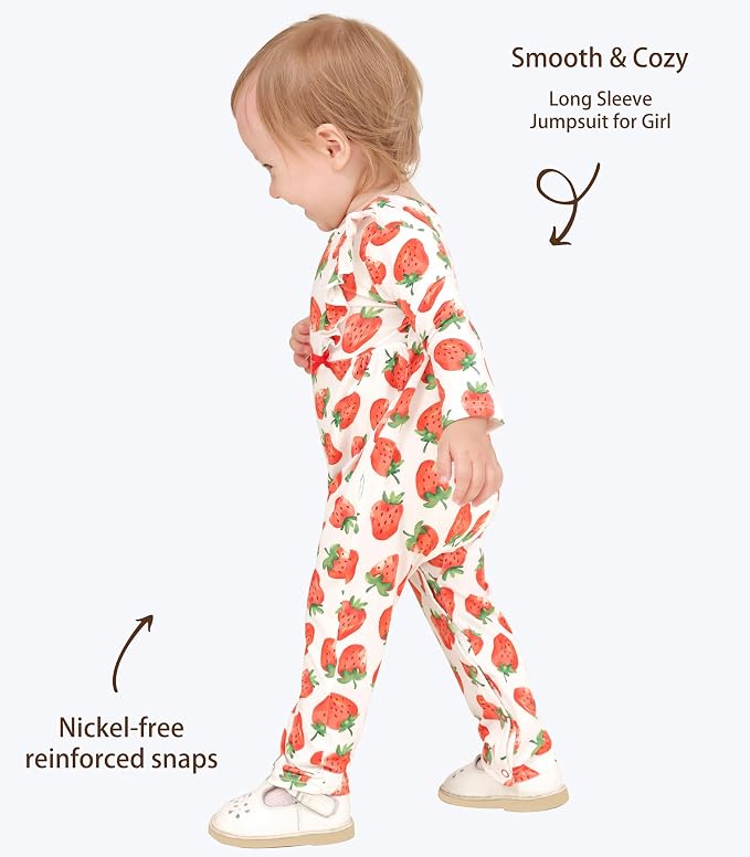 Baby Girl Romper Viscose from Bamboo Jumpsuit - Image 4