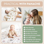 Organic Cotton Muslin Baby Blanket - Image 5