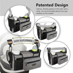 TOPDesign Universal Baby Stroller Organizer, Stroller Caddy - Image 3