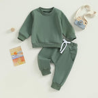 Tiaham Baby Boy Clothes Girl Outfits Fashion Sweatshirt Sweat Pant Kids Toddler - Image 3