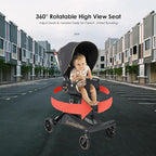 Baby Stroller Lightweight, High Landscape 360°Rotable, Adjustable Backrest - Image 2