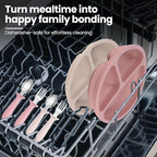 2 Pack Silicone Divided Baby Plates - Image 7