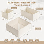 Criusia Drawer Organizer Clothes, 24 Pack Dresser Organizer - Image 3