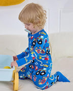 Bamboo Viscose Baby Convertible Footie Pajama, Zipper Pajamas - Image 7