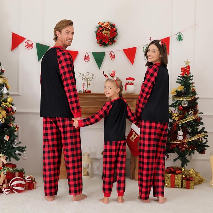 Weixinbuy Family Pajamas Set Christmas Pjs Matching Clothes Pajamas - Image 5