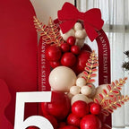 90pack Ruby Balloons Different Size 18/12/10/5 Inch Ruby Balloon Garland Arch - Image 5