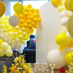 90pack Pastel Yellow Balloons Different Size 18/12/10/5 Inch Pastel Yellow - Image 6