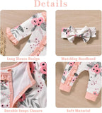 Aalizzwell Baby Girls Romper Outfit Fall Winter Clothes - Image 4